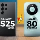 نمایشگر گلکسی S25 اولترا در برابر میت 80 پرو مکس؛ نبرد پرچمداران نمایشگر گلکسی S25 اولترا در برابر میت 80 پرو مکس؛ نبرد پرچمداران