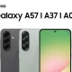 قیمت گوشی‌های گلکسی A37 ،A57 و A07 سامسونگ فاش شد